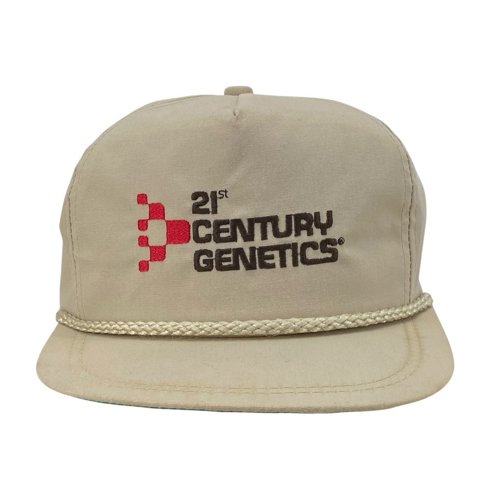 Vintage K-Brand 21st Century Genetics Rope Accent Trucker Hat Strapback
